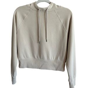 Women’s Khaki Cropped Hoodie Sweatshirt - Universal Thread-XS